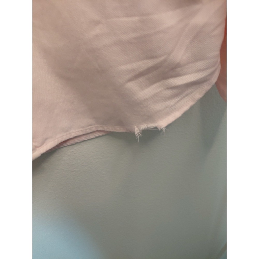 Frank & Eileen Sz M Pink Barry Button Down Boho Y2k Made In Italy Cotton - Picture 4 of 10